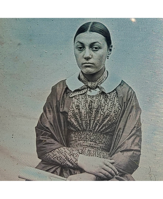 Daguerreotype 1/9 plaque Signé François sur la plaque Circa 1845