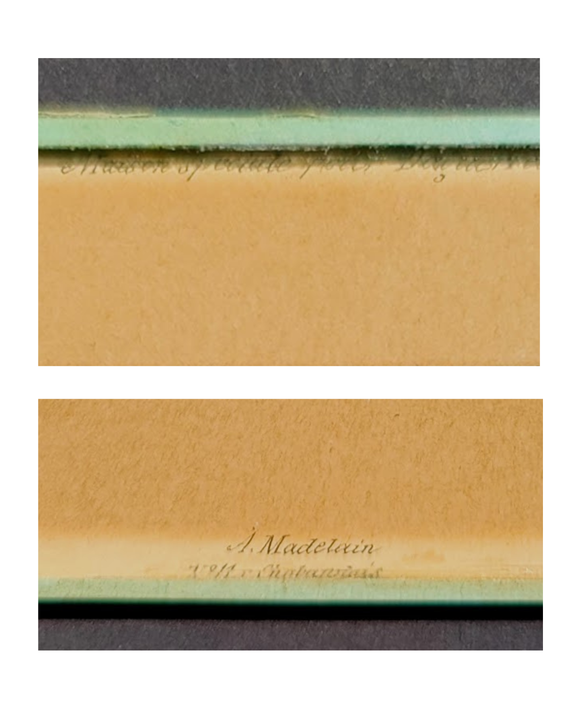 Daguerreotype 1/6 plaque signé Auguste Madelain circa 1849 Paris